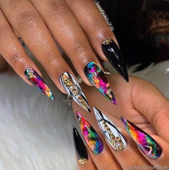 Mystical Colorful Nail Ideas For Women