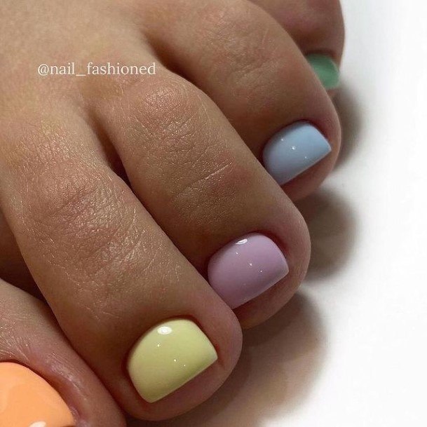 Nail Art Easter Colors Feminine Designs