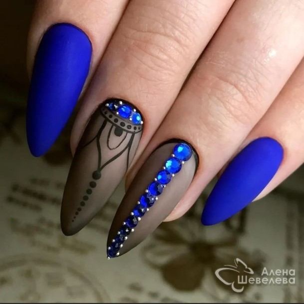 Nail Ideas Azure Design For Girls