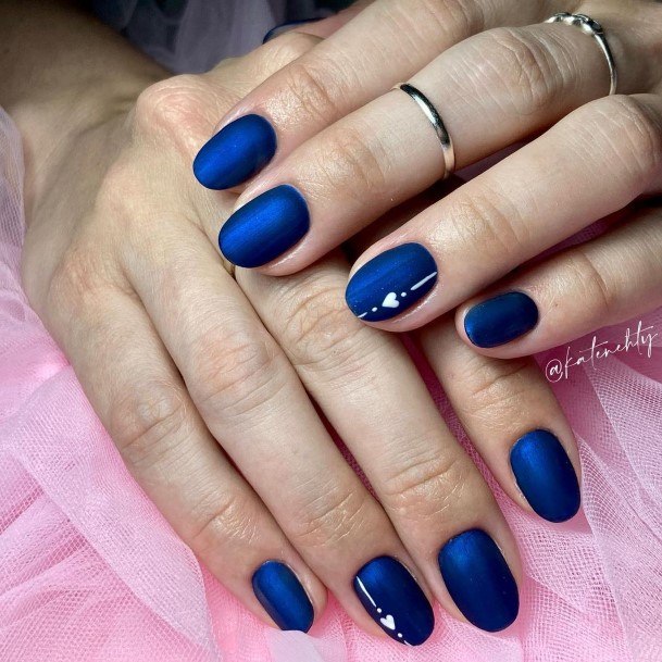 Nail Ideas Blue Winter Design For Girls