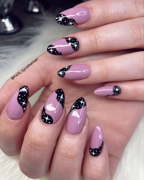 Nail Ideas Bright Purple Design For Girls