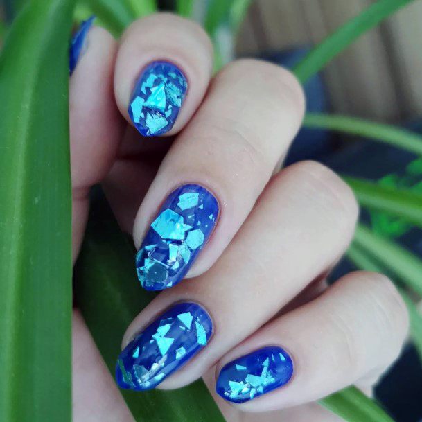 Nail Ideas Broken Shattered Glass Design For Girls