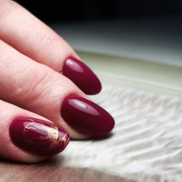 Nail Ideas Burgundy Design For Girls