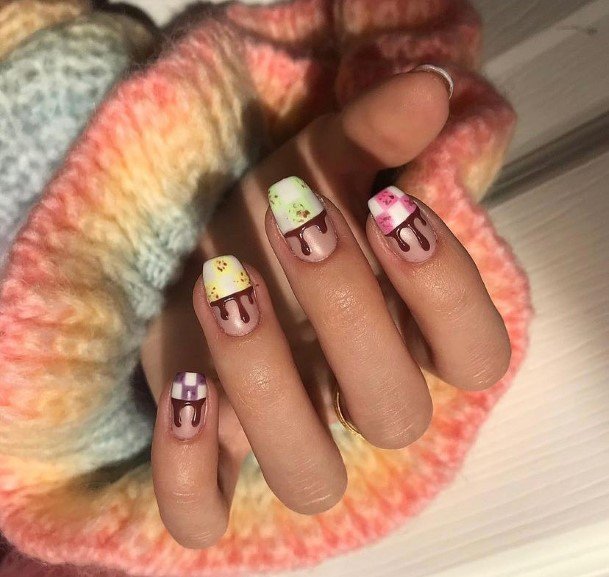 Nail Ideas Chocolate Design For Girls