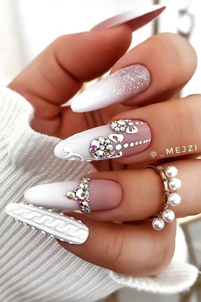 Nail Ideas Christmas Ombre Design For Girls
