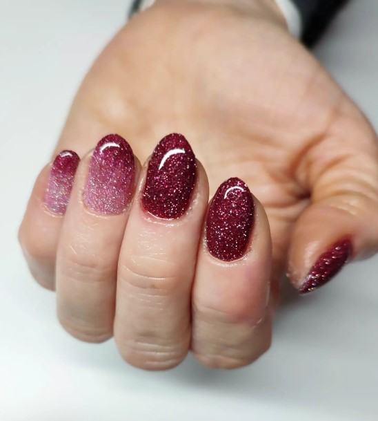 Nail Ideas Deep Red Design For Girls