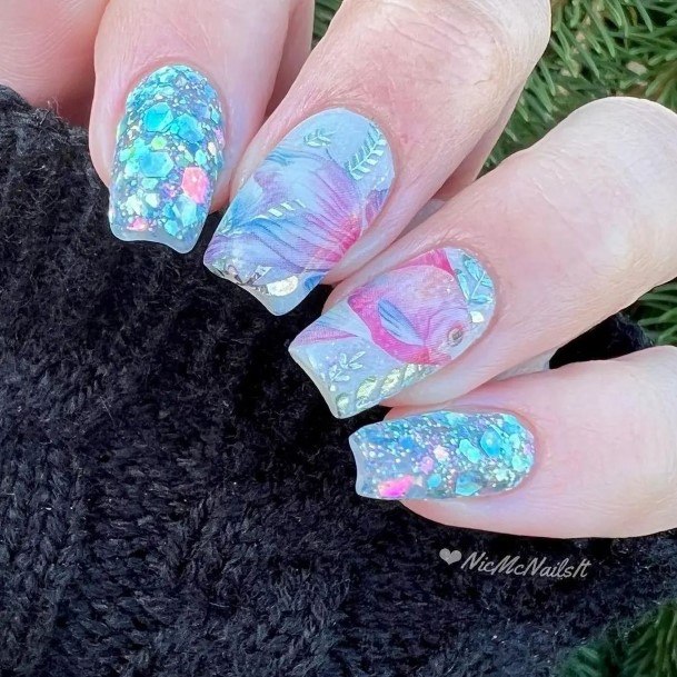 Nail Ideas Fish Design For Girls