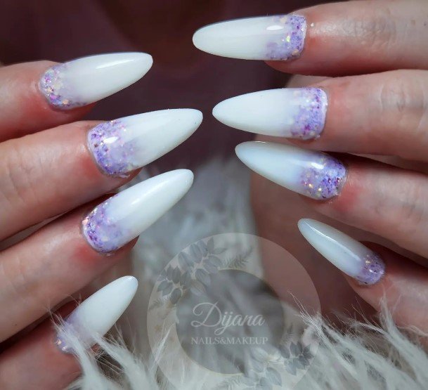 Nail Ideas Glitter Ombre Design For Girls