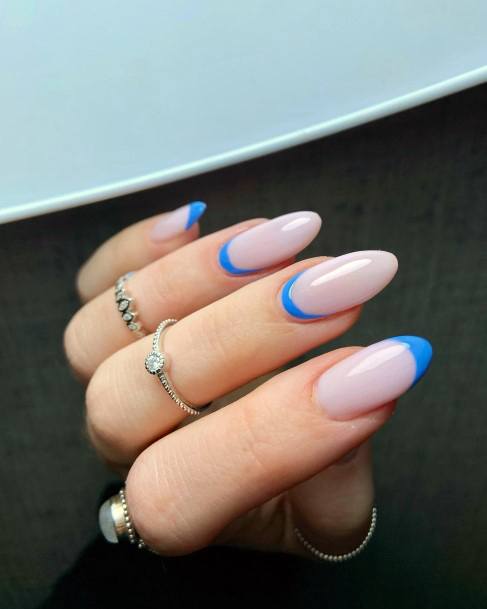 Nail Ideas Half Moon Design For Girls