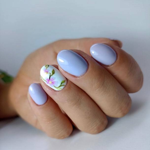 Nail Ideas Light Blue Design For Girls