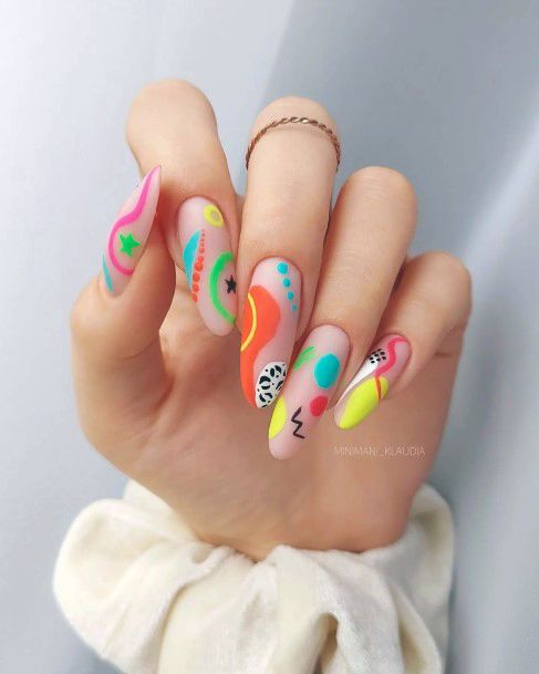 Nail Ideas Light Green Design For Girls