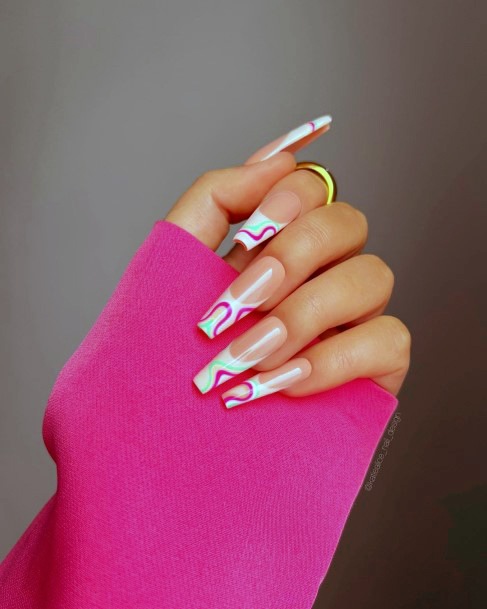 Nail Ideas Long French Design For Girls