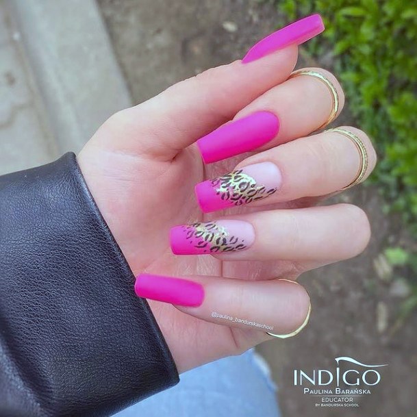 Nail Ideas Long Pink Design For Girls