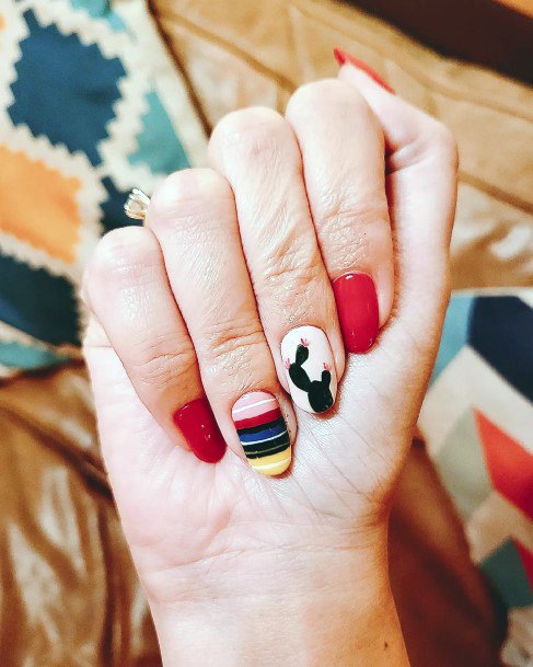 Nail Ideas Mexican Design For Girls