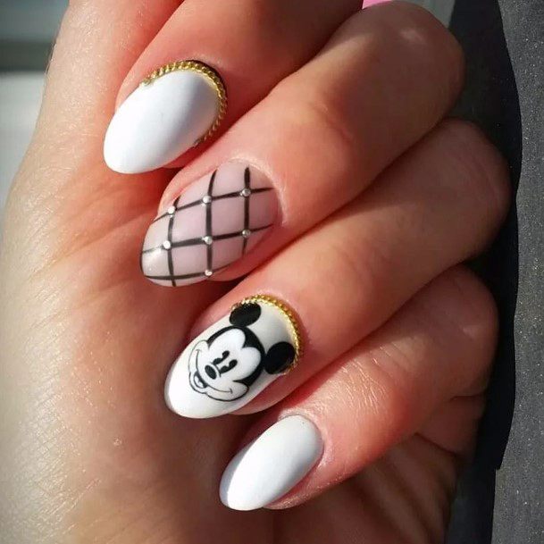 Nail Ideas Mickey Mouse Design For Girls