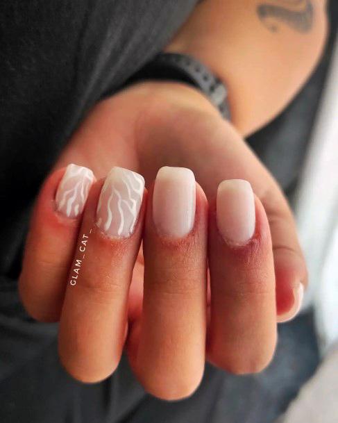 Nail Ideas Milky White Design For Girls