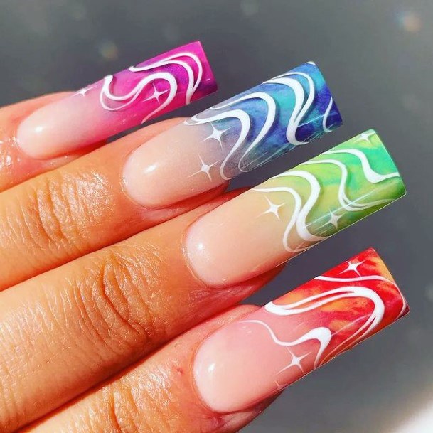 Nail Ideas Red Summer Design For Girls