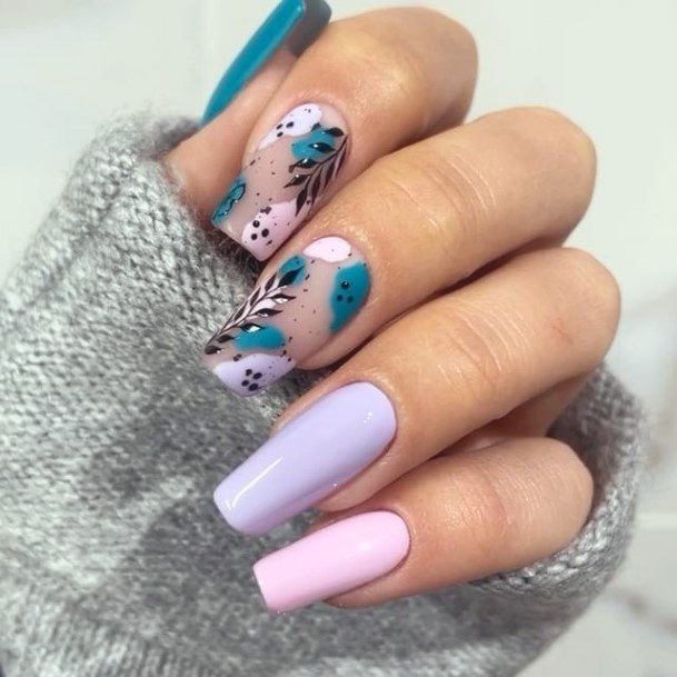 Nail Ideas Rose Pink Design For Girls