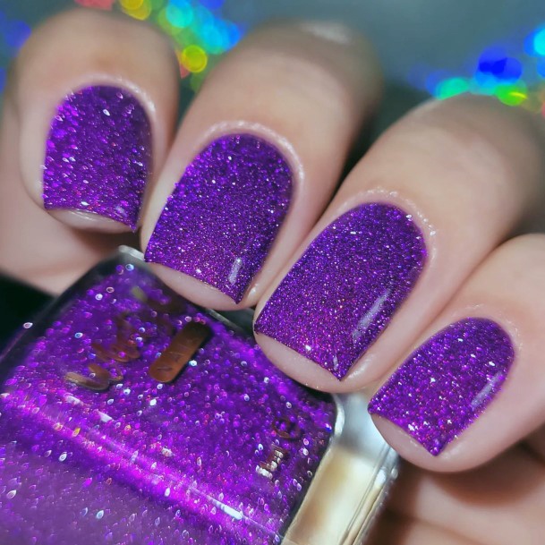 Nail Ideas Shimmer Design For Girls