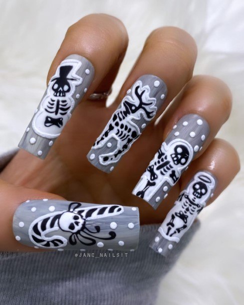 Nail Ideas Spooky Design For Girls