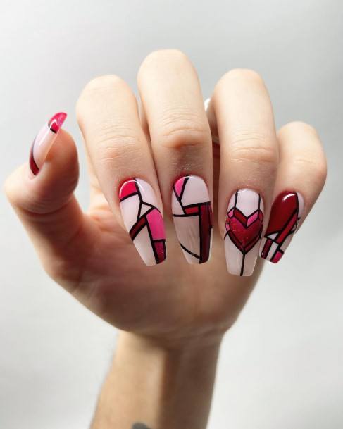 Nail Ideas Stained Glass Design For Girls