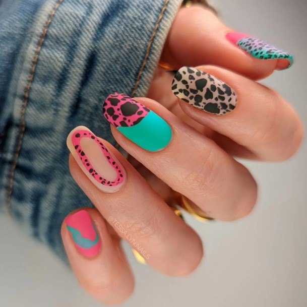 Nail Ideas Summer Matte Design For Girls