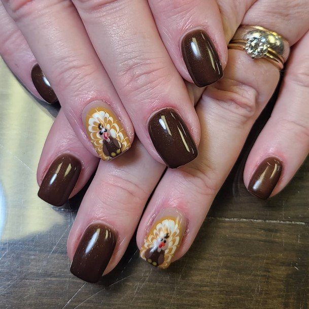 Nail Ideas Thanksgiving Design For Girls