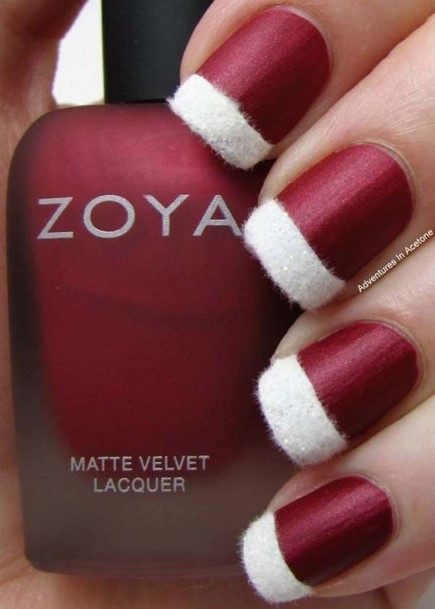 Nail Ideas Velvet Design For Girls