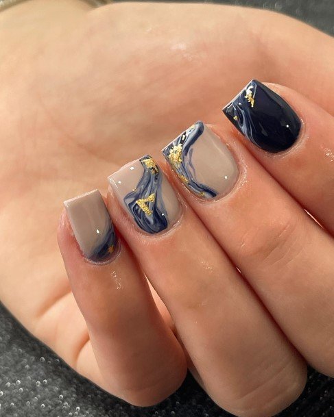 Nail Ideas Womens Blue Summer Design