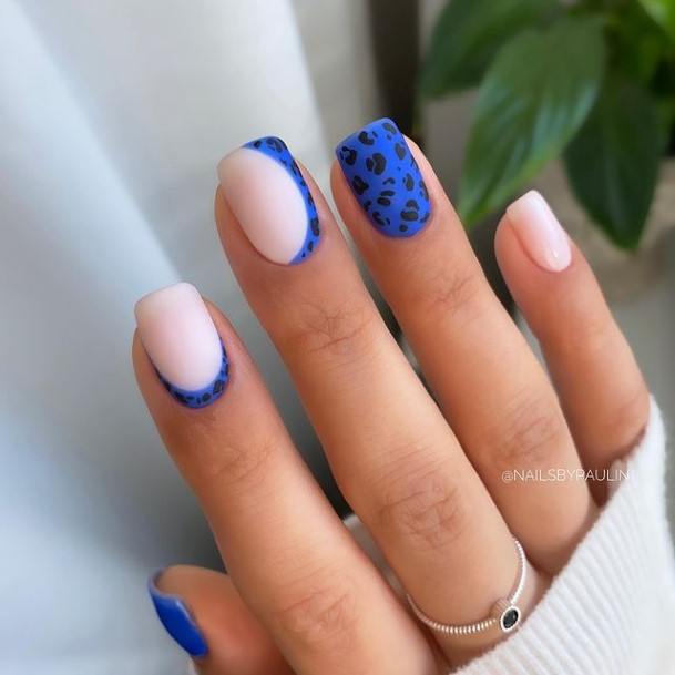 Nail Ideas Womens Blue Winter Design