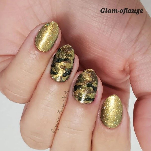 Nail Ideas Womens Camo Design