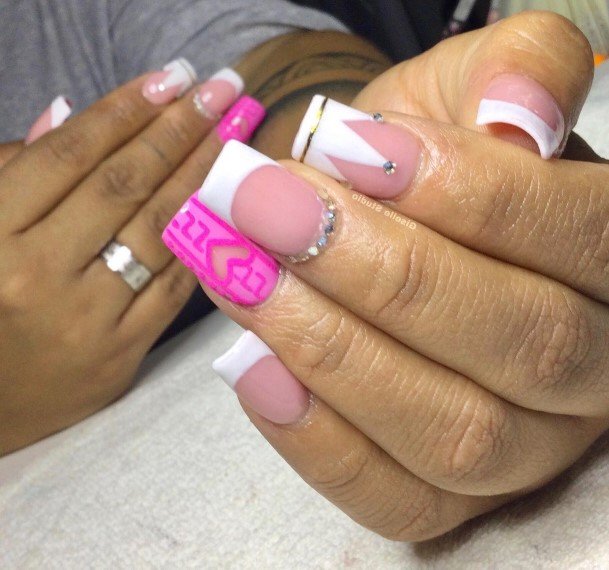 Nail Ideas Womens Crown Design