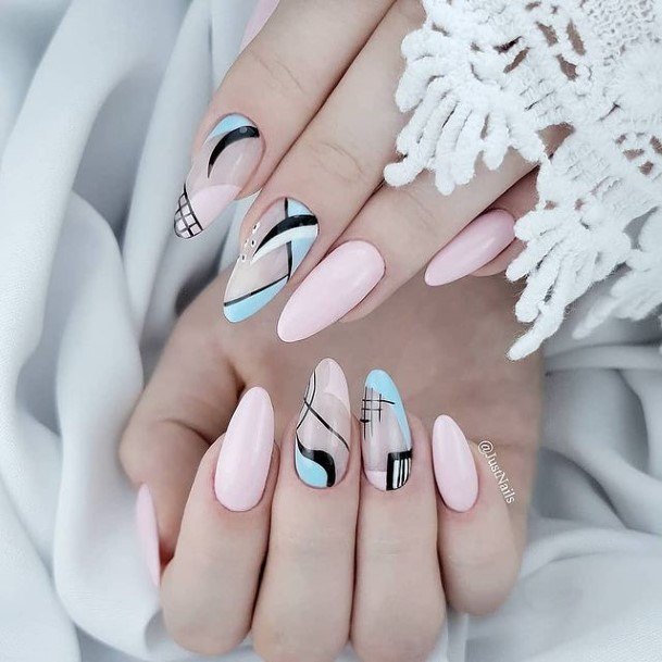 Nail Ideas Womens Geometric Design