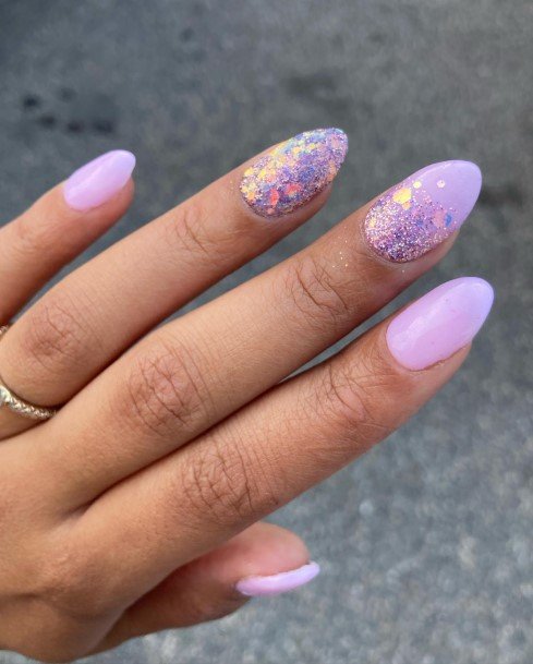 Nail Ideas Womens Glitter Ombre Design