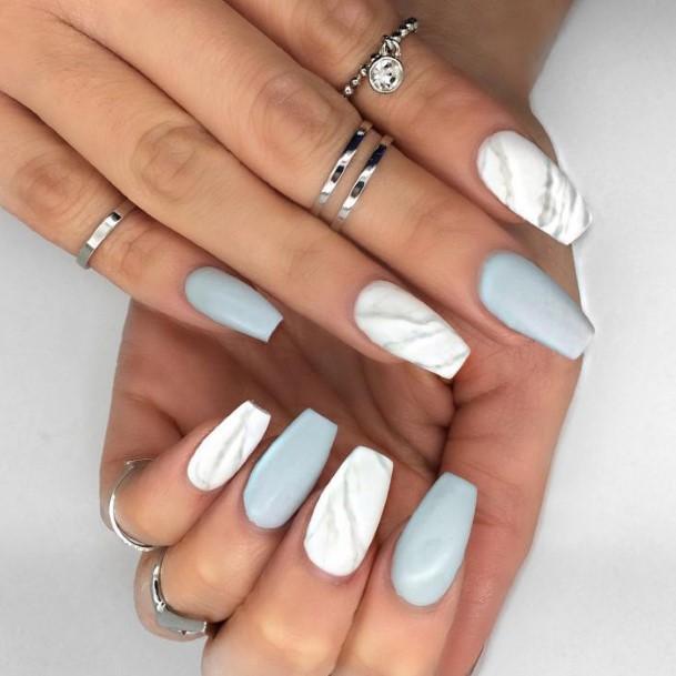 Nail Ideas Womens Ivory Design