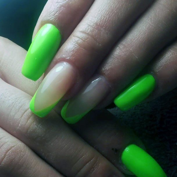 Nail Ideas Womens Light Green Design