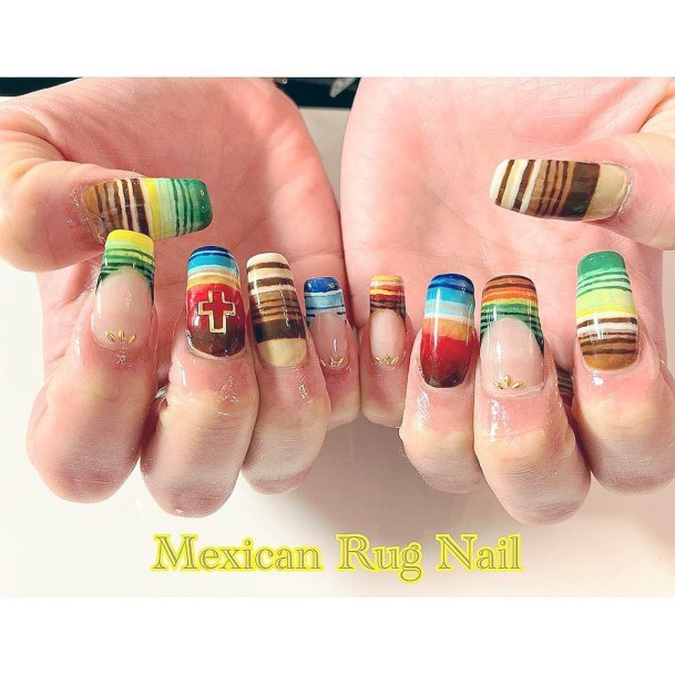 Nail Ideas Womens Mexican Design