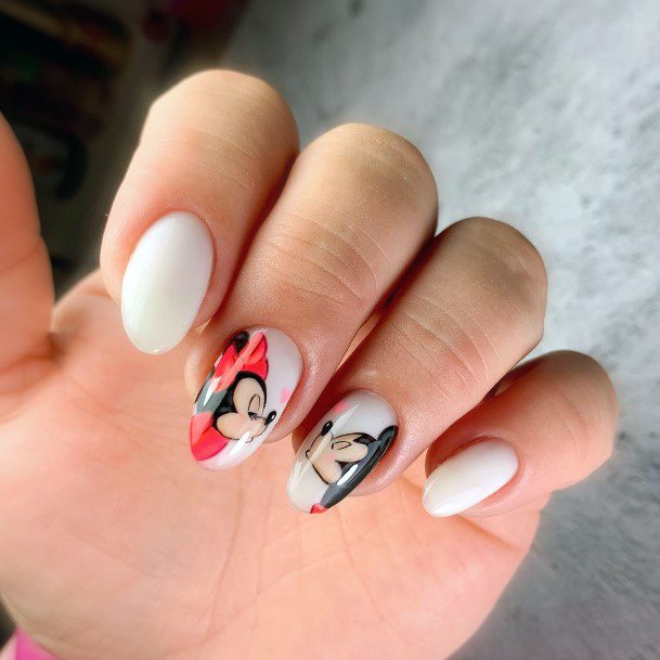 Nail Ideas Womens Mickey Mouse Design