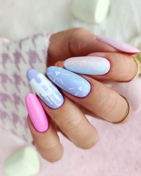 Nail Ideas Womens Pink Ombre Design