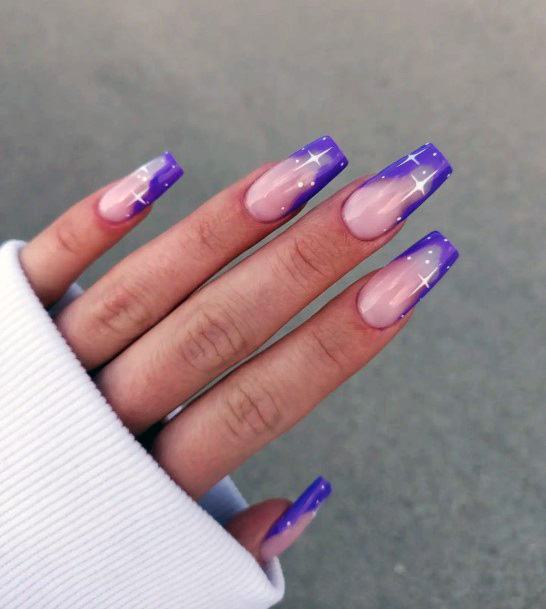 Nail Ideas Womens Purple Dress Design