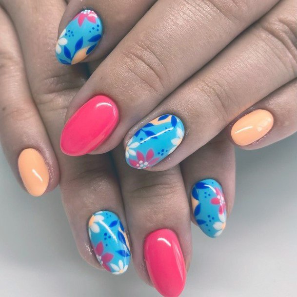 Nail Ideas Womens Short Summer Design