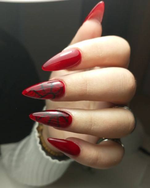 Nail Ideas Womens Spider Design