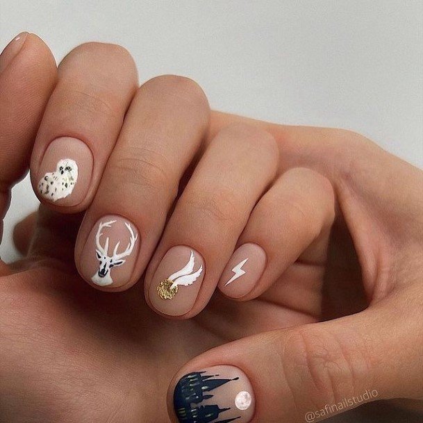 Nail Ideas Womens Spooky Design