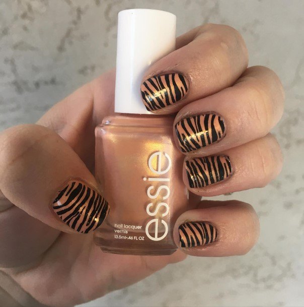 Nail Ideas Womens Striped Design