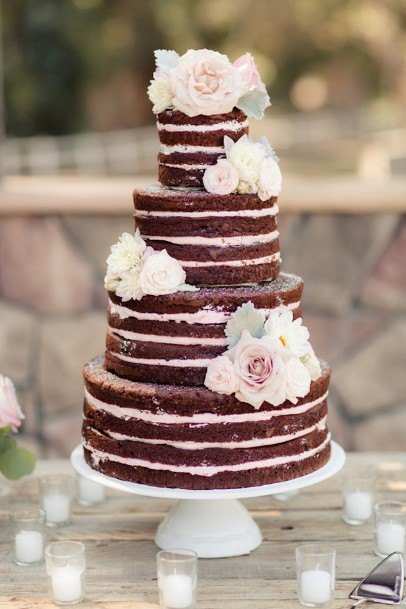 Naked Wedding Cake Ideas
