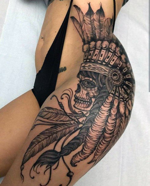 Native American Female Tattoo Designs