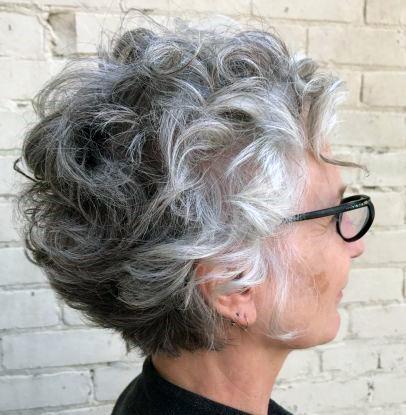 Natural Curls Short Hairstyles For Older Women