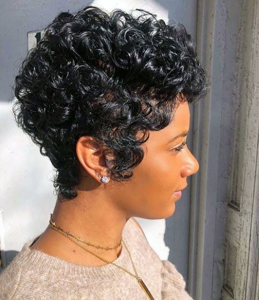 Natural Curls Strong Woman Short Hairstyles For Black Women