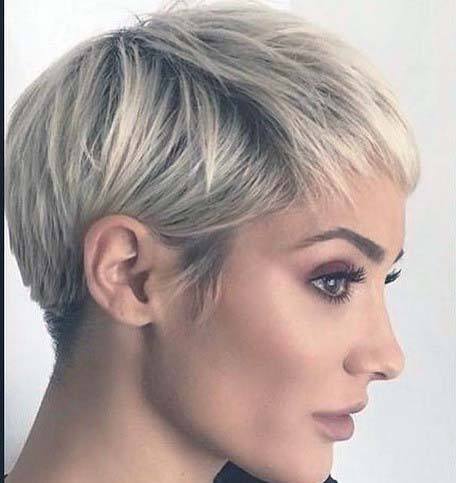 Natural Dirty Blonde Long Layered Classic Pixie Womens Hairstyle