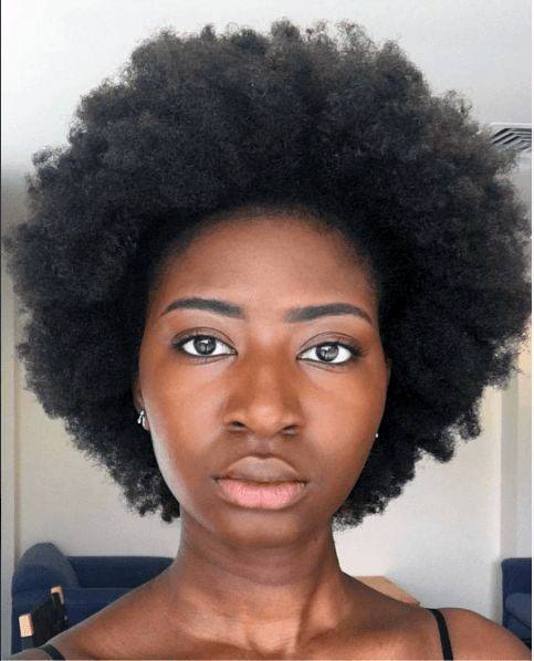 Natural Flow Afro Hair Inspiration On Young Lady As Crowning Glory Confidence